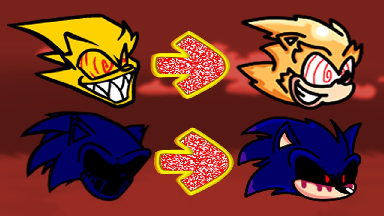 Vs Sonic.exe Icon but in my style [Friday Night Funkin'] [Mods]