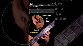 Jazz Pattern in D Lydian | #classicalguitar