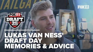 Lukas Van Ness shares his memories of being drafted into the NFL