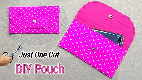 Diy Pouch | Fabric Purse Sewing Tutorial | Easy Envelope Bag | How to make a Wallet | Diy Clutch Bag