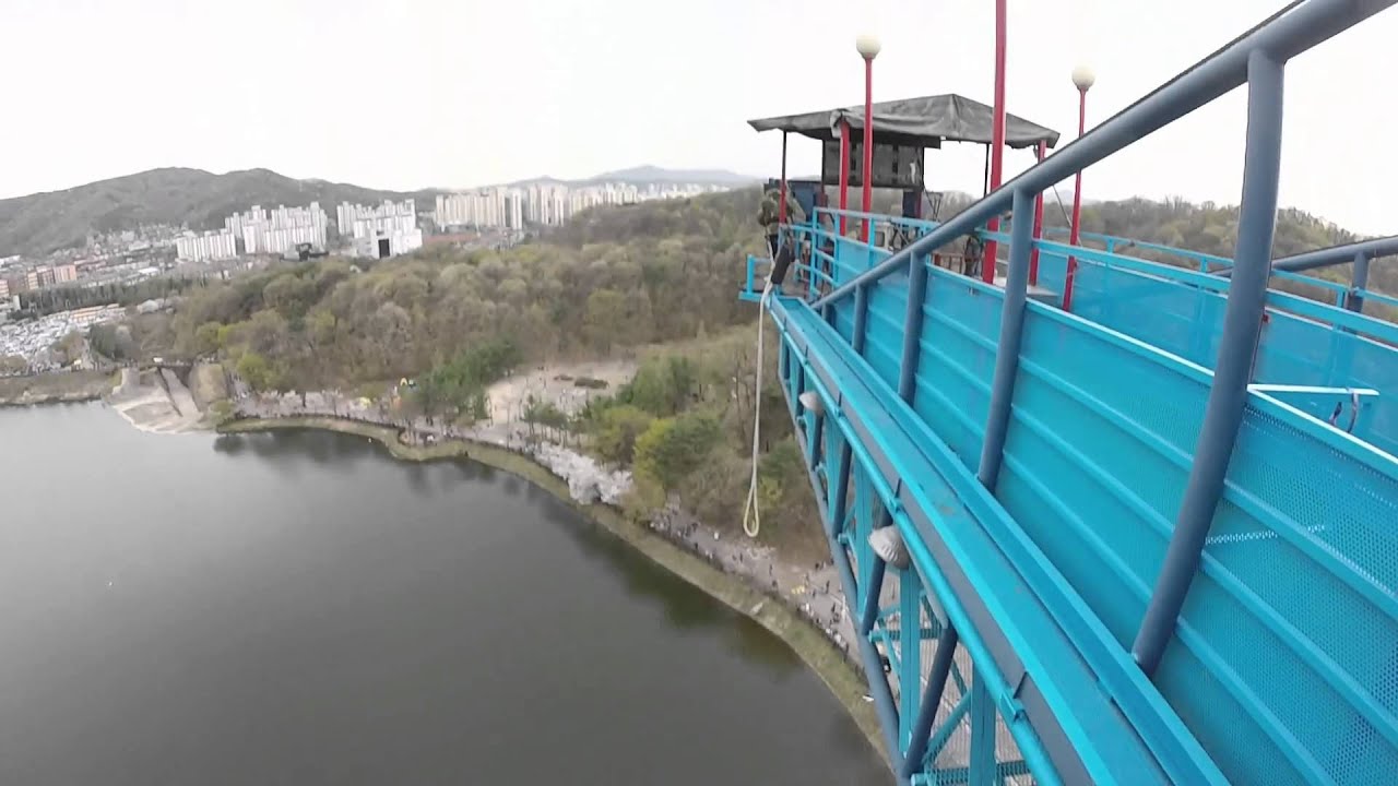 Bungee Jumping Korea!! YouTube