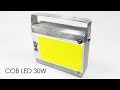 How to make Rechargeable Emergency Light by 30W COB LED // DIY Camp Light