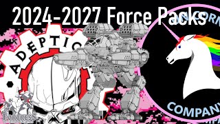 Adepticon 2024 BattleTech Force Packs Preview