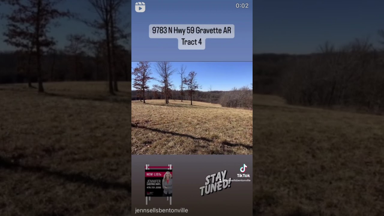 5 Acres in Gravette Arkansas for Sale $130,000 