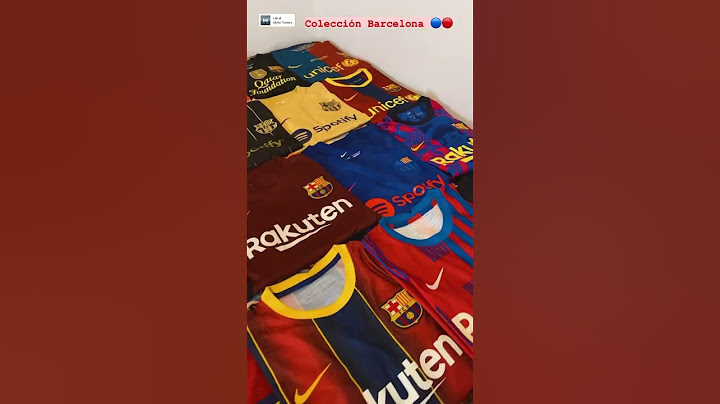 Mi colección de camisetas del barcelona actualizada 🫡🔴🔵
