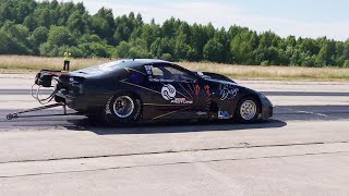 2000+HP VKM Nissan 300zx 3,5 V6 PTE 106mm Turbo 1/4 mile run