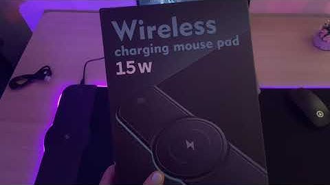 Wireless Charging Gaming Mouse Pad 15W,Equipped 18W Power Adapter & Wrist Rest for Computer Keyboard