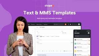 How to Use Text & MMS Templates in Shape for Faster Lead Outreach — Mortgage CRM Training screenshot 1