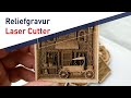 Reliefgravur aus Holz | JustLaser Large Laser Cutter