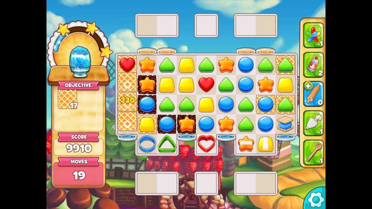 Cookie Jam Level 185 3 stars YouTube