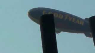 Goodyear blimp flying in East Los Angeles 5/19/15 part 3
