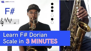 F#/Gb Dorian Scale on Alto Saxophone (A/Bb Concert)