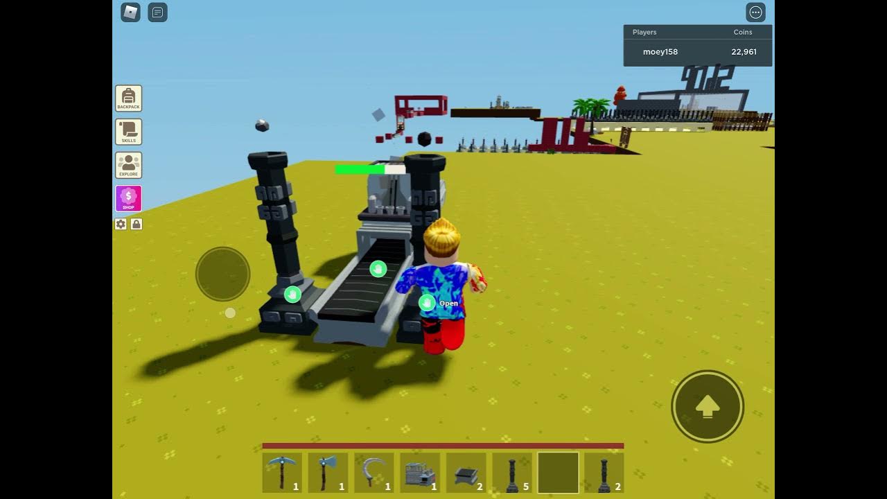 Showing how to use and make some stuff in island(Roblox islands) YouTube