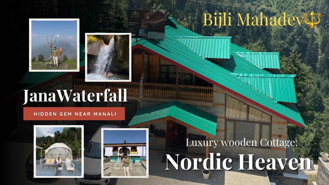 Jana Waterfall | Hidden Gem Near Manali | Places to visit in Naggar, Kullu | Sajla Waterfall