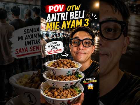 POV: I Ordered 3 Bowls of Chicken Noodles.. All for Me