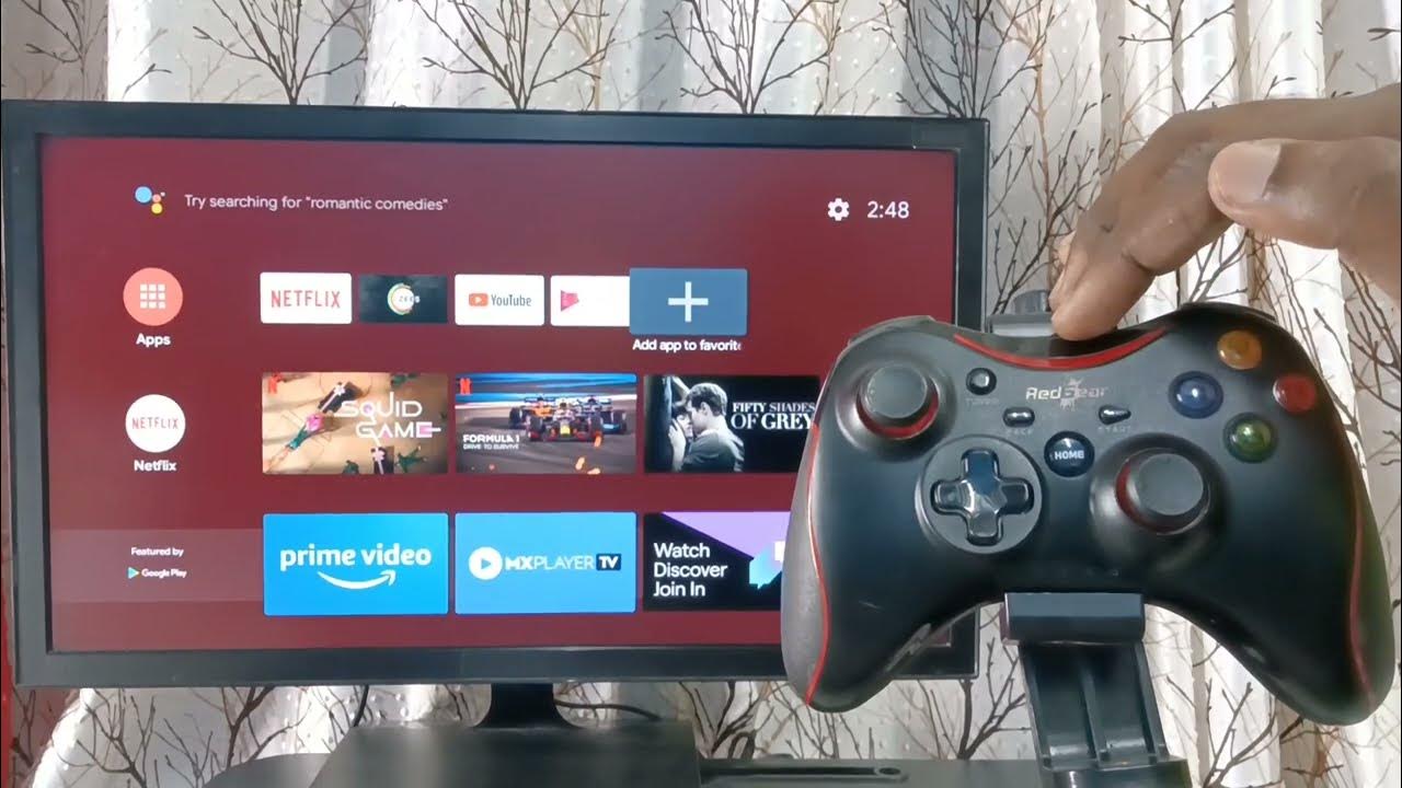 How to Connect Gamepad to Android Smart TV Game Controller Redgear