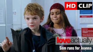 LOVE ACTUALLY (2003) | Sam runs for Joanna | Airport Scene