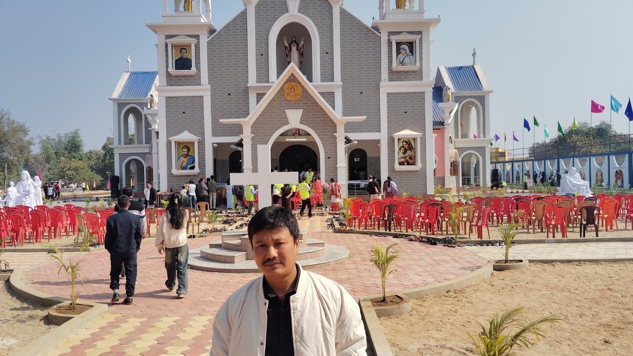 Inauguration of Largest Church of Tripura State ||  Baijal Bari Khowai ||