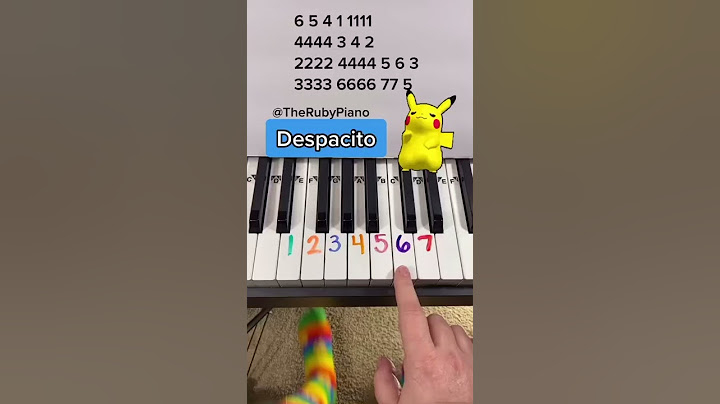 Despacito Piano Easy Tutorial With Numbers #shorts #piano