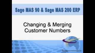 Changing and Merging Customer Numbers