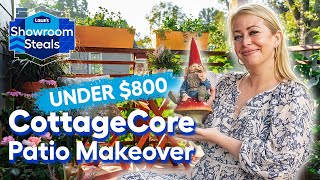 A Cottagecore Patio Makeover For Under $800 | Showroom Steals Episode 10