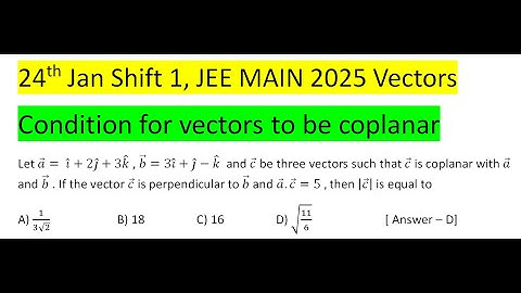 Let a = i ̂+2j ̂+3k ̂ , b ⃗=3i ̂+j ̂-k ̂  and c ⃗ be three vectors such that c ⃗ is coplanar with a