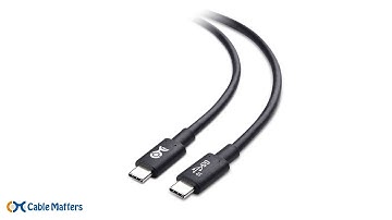 USB-IF Certified Cable Matters 10 Gbps Gen 2 USB-C Cable with 4K Video and 100W Power Delivery