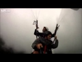 Paraglider gets lost in the Clouds