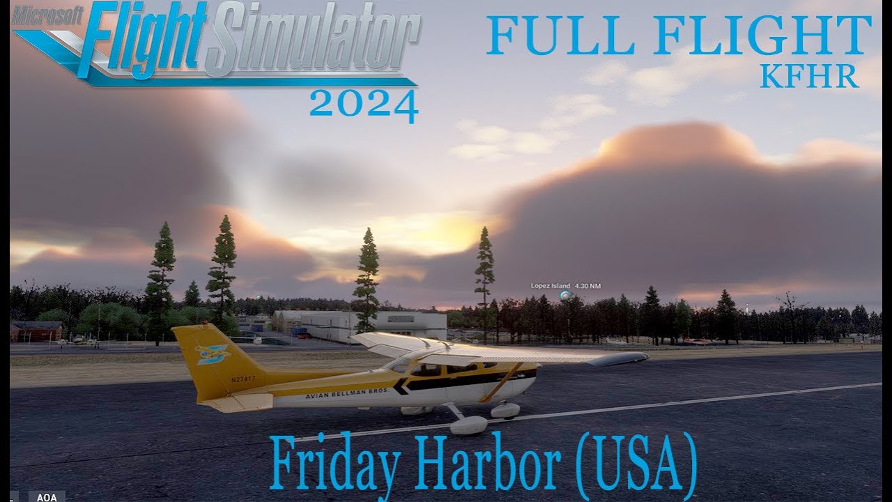 Microsoft Flight Simulator 2024 | Free Flight at Friday Harbor ...