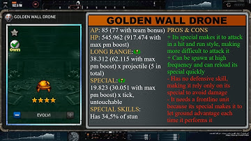 Metal Slug Attack Analysis - Golden Wall Drone