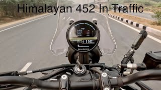Himalayan 450 City Traffic And Highway Ride (No Commentary Or Opinion)