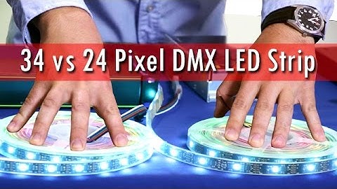 DMX LED Strip 34 vs 24 Pixel Per Meter High Quality SIRS-E