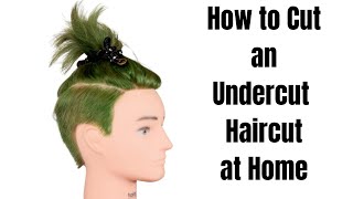 How to Cut an Undercut at Home - TheSalonGuy