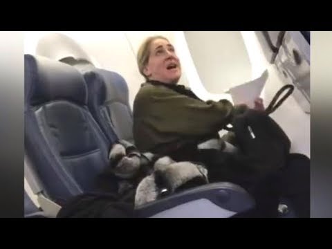 Video: Video Of How They Expel A Woman From The Plane