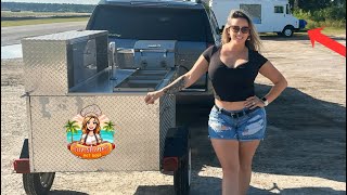 A Taco Truck Pulled Up Beside Me 😳 Crazy Day Running the Hot Dog Cart + Profit Reveal 💰