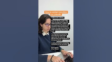 How to contact recruiters on LinkedIn