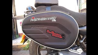 Como instalar Alforjas Komine en tu moto Bajaj Avenger