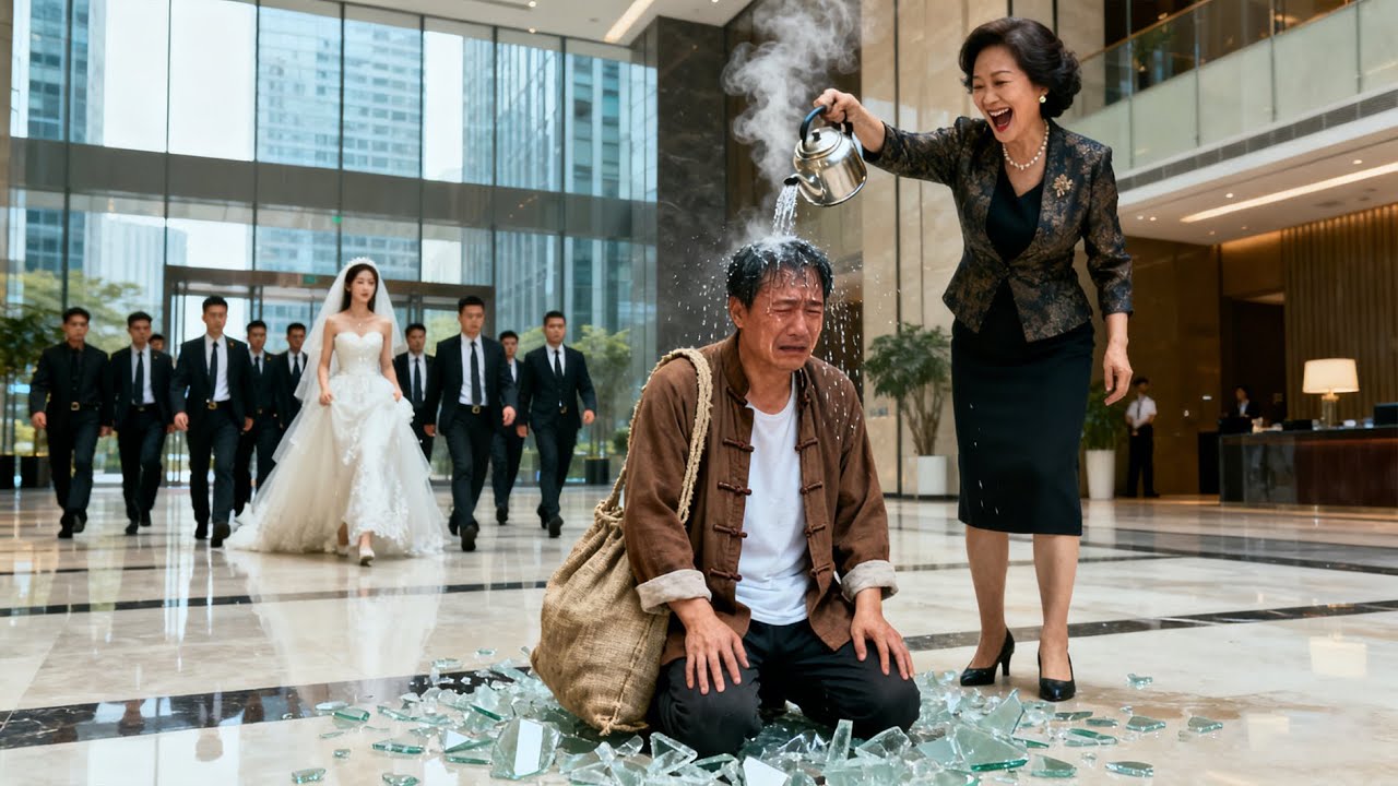 養父帶着土特産參加女兒婚禮，卻被親家當衆羞辱推地，女兒立馬一個電話，百輛豪車包圍現場，連扇婆婆巴掌百倍奉還！ZYDJ#王凱沐