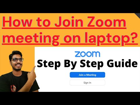 Video How to Join Zoom meeting on laptop | Zoom meeting... - youtube
