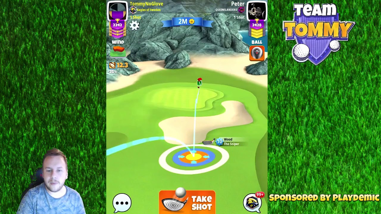 Golf Clash tips, Hole 9 - Par 5, Porthello Cove - Coastal Classic Tournament - MASTER Guide tutorialspoint