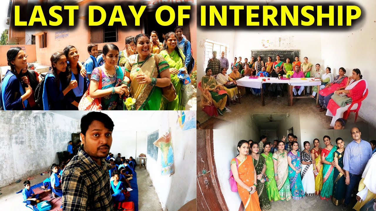 सब लोग EMOTIONAL हो गए।LAST DAY OF D.El.Ed INTERNSHIP VLOGS || RAMBLE MANISH || 