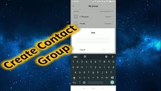 How to Create Contact Group in Redmi Phone