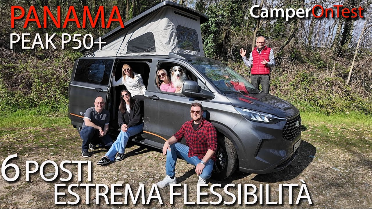 Panama Peak P50+: piccolo grande van polivalente, con 6 posti e un interno configurabile a piacere