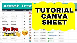 Lupakan Excel! Canva Sheet Lagi MUDAH, CEPAT & LAWA untuk 2025!