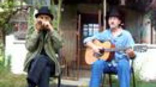 Video thumbnail of "Ragtime Blues Guitar - Mobile Texas Line - Acoustic Blues Travellers"