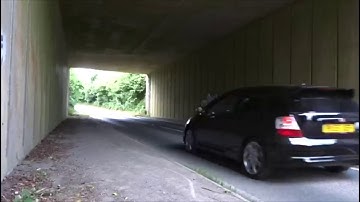 Honda Civic EP3 Type R with M2 Hornet cat back exhaust Tunnel run