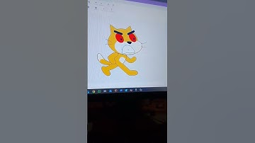 Scratch Cat tells message
