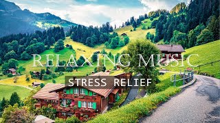 Switzerland 4K Scenic Relaxation With Soothing Music For Stress ReliefRomantic PianoTravel Melody