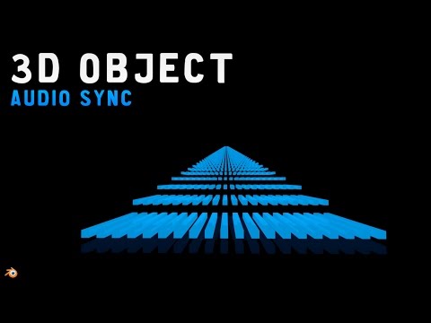 Blender 2.7 - 3D Object Audio Sync Test