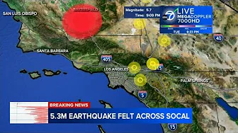 Earthquake coverage: Magnitude 5.2 quake strikes Kern County, shaking felt across SoCal thumbnail